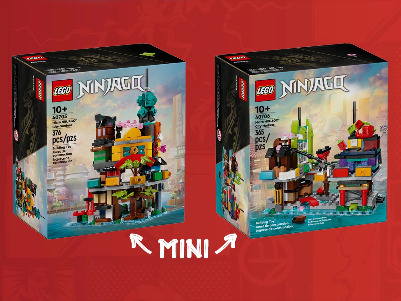 LEGO Micro Ninjago City Gardens & Ninjago City Markets verfügbar