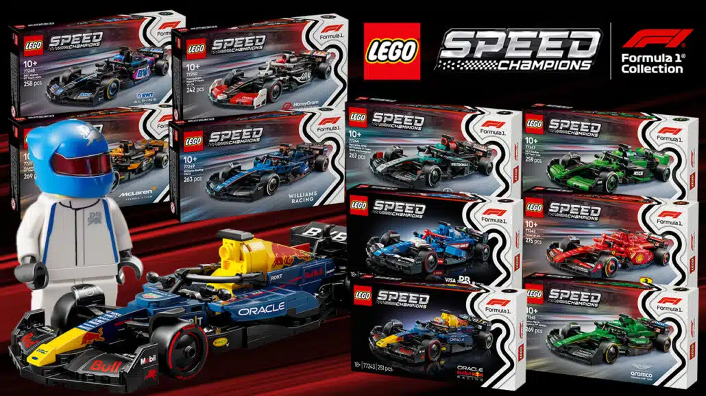 LEGO Speed ​​Champions March 2025: All Formula 1 teams!