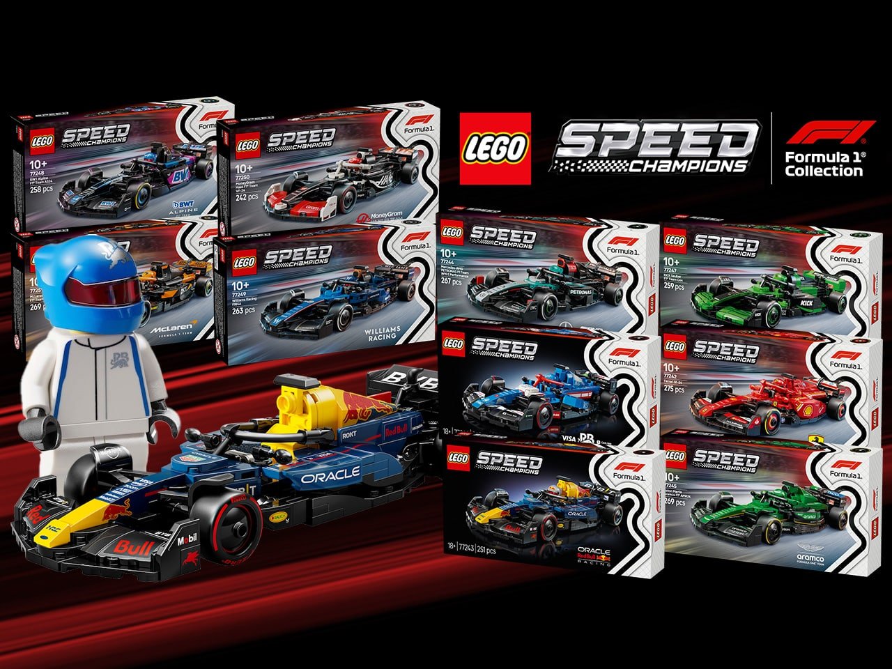 LEGO Speed ​​Champions March 2025: All Formula 1 teams!